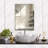 Frameless Rectangle Full Length Metal Wall Mirror Set Home Gym Mirror with Tempered Glass (Set of 3)-162864785