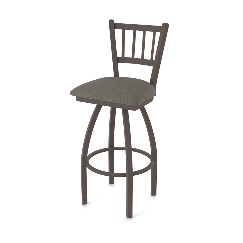 810 Contessa Swivel Stool, Bronze, Fabric-Graph Chalice, Extra Tall (36" Seat Height)