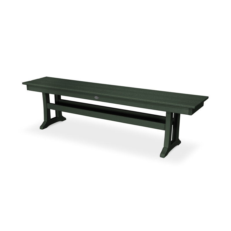 Banc à tréteaux Farmhouse, Vert
