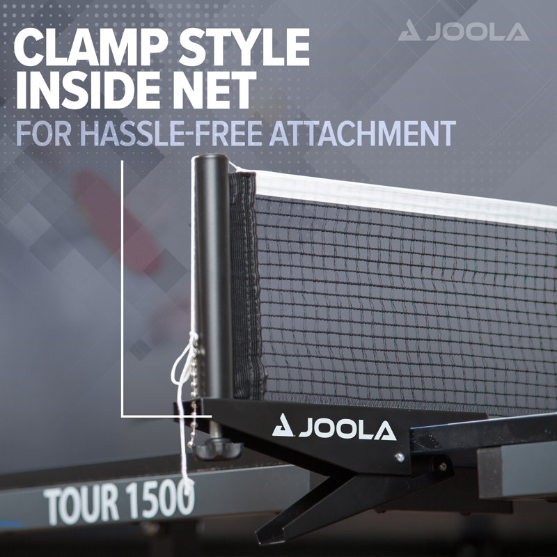 JOOLA Tour 2500 Folding Blue MDF Table Tennis Table with Net