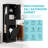 Modern Tall Bathroom Storage Cabinet With Tilt-Out Compartment,Adjustable Shelves,Soft-Close Hinges-1196885822