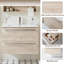  Ensemble de meuble-lavabo mural simple 30 po Katmai-1257194944
