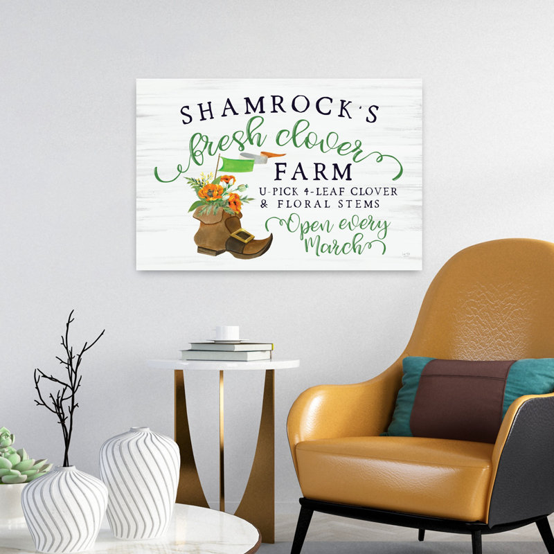 Shamrock's Fresh Clover Farm, H 24 po x l 16 po