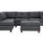 3-PC SECTIONAL Polyfiber Sectional Sofa