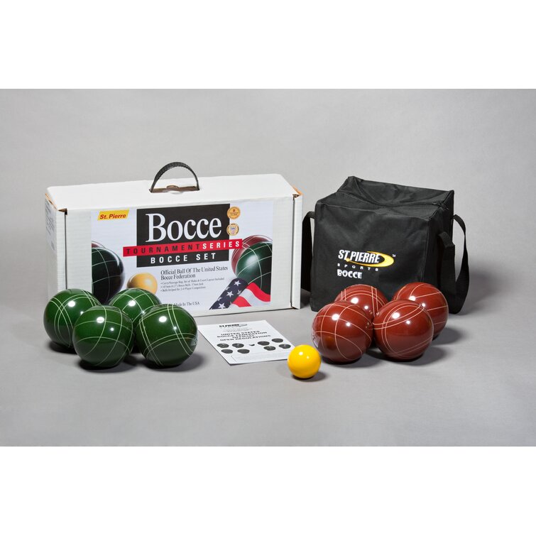 St Pierre Sports Plastic Bocce with Carrying Case