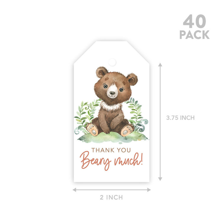 Teddy Bear Picnic Printable Gift Tags, Printable Thank You Tag, Edit Online  Download Today With Free Corjl.com 0083 - Etsy