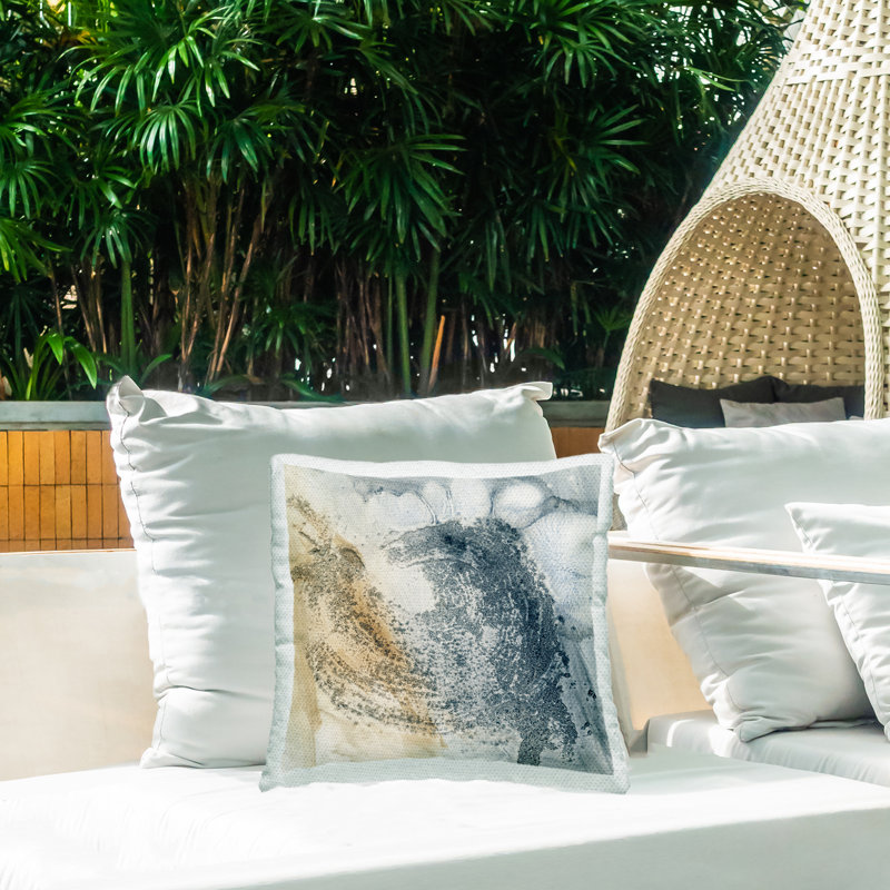 Abstract Outdoor Throw Pillow