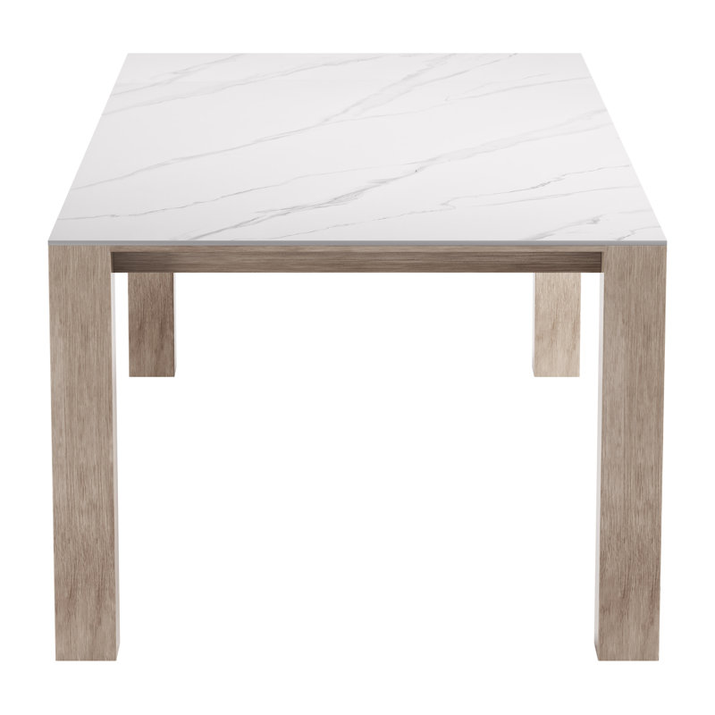 Leilani Rectangular Dining Table White