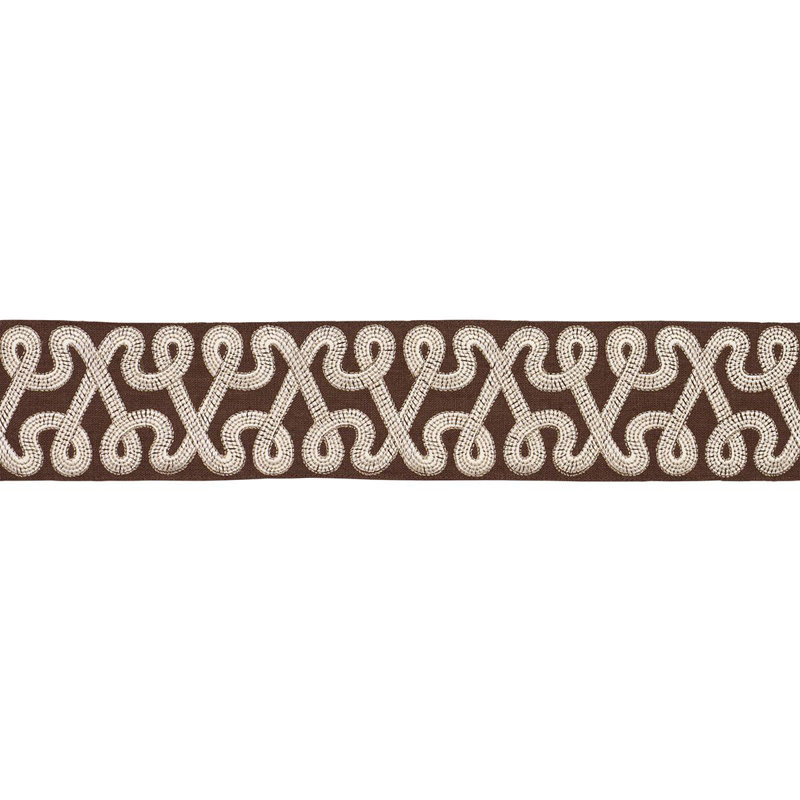 Ruban brodé Freeform, Chocolat