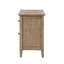2 tables de chevet avec poignée ronde, finition gris chaud brossé au fil de fer, bois massif et, idéal pour la chambre à coucher, deux tiroirs spacieux, espaces compacts limités, 21,68 po de profondeur, 15,43 de largeur, 23,7 de hauteur,