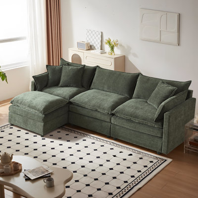 Modular L-Shaped Sectional Sofa