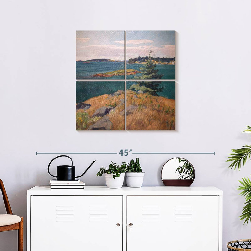 Îles Gillard, baie de Penobscot, Maine, H 26 po x l 26 po