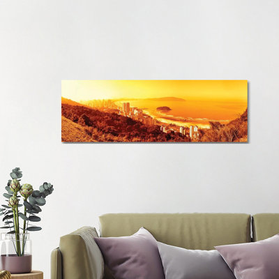 Santos Brazil - Wrapped Canvas Panoramic Print
