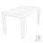 Roann Rectangular Table with 4  Bench Garden Set Coffee