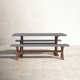 Fleur 74'' Rectangular 6 - Person Outdoor Dining Set