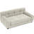 Modern Beige Pet For Medium & Large Canines - With Ergonomic Design Dogs Rectangular Comfortable