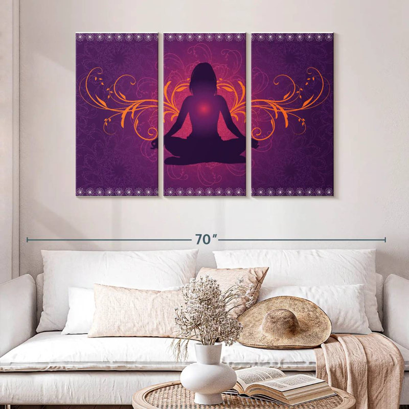 Chakra Kerrick Yoga, H 32 po x l 50 po