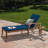 Bevens Outdoor Wood Chaise Lounge , Cushion Included-1836557165