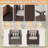 Outdoor Patio Furniture Set, 7/5/4/3/2 Piece Patio Conversation Set Outdoor Furniture Set, Rattan Lounge Chair With Ottoman Footrest, Coffee Table & Cushions For Garden, Patio, Balcony, Deck(Brown/Grey) - Patio Furniture Outdoor-690930244-690930243