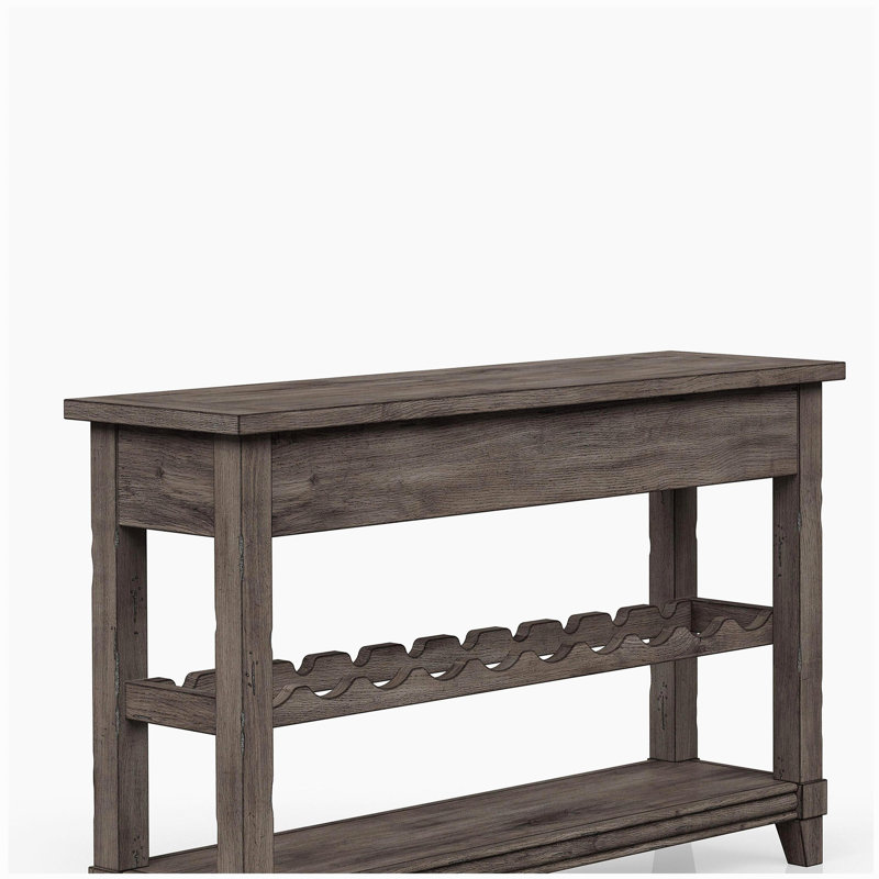 Console avec rangement pour bouteilles de vin et tiroirs de rangement