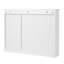 Armoire à pharmacie 36 po x 28 po, poignée de miroir de salle de bain murale rétro, grand rangement, finition peinte, armoire à charnières réglables à fermeture en douceur avec espace polyvalent, design moderne, et, pour