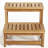 SpaTeak ARB Teak & Specialties D Slip Resistant and Antimicrobial Hot Tub Step