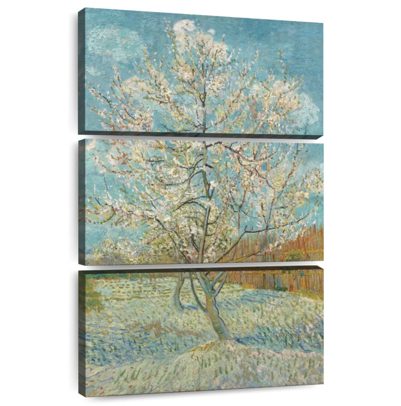 Harnek The Pink Peach Tree, 32" H x 20" W