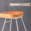 Tabouret court en bois massif 18,5 po Underclift-1289527973
