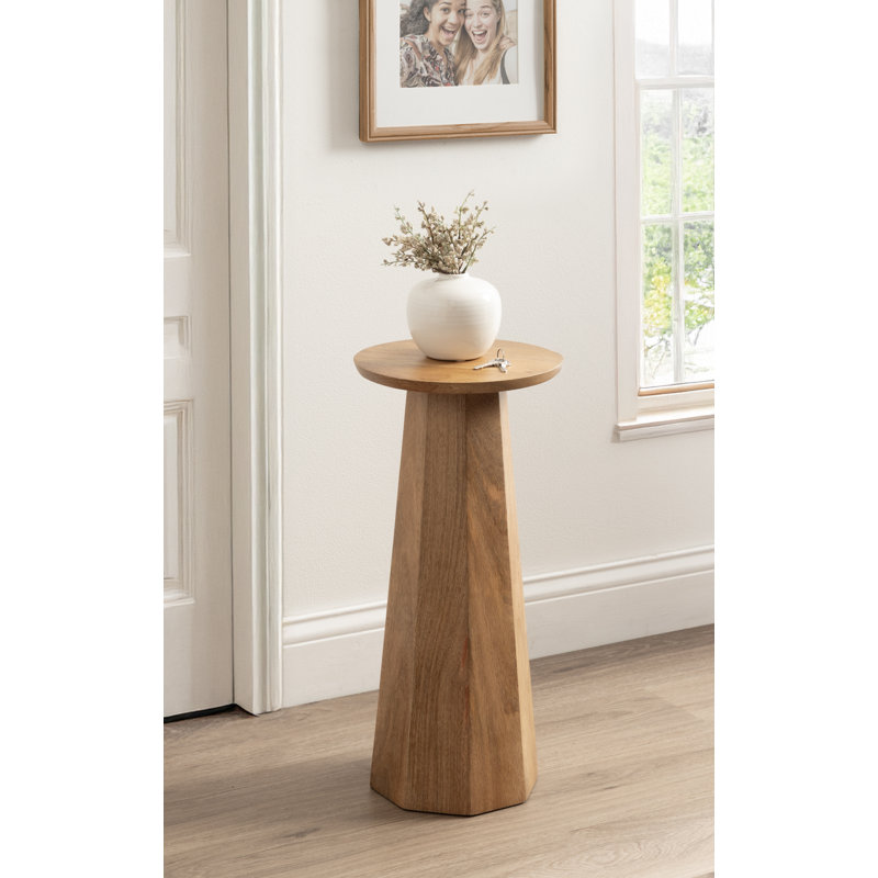 Table ronde en bois de manguier Hemingson