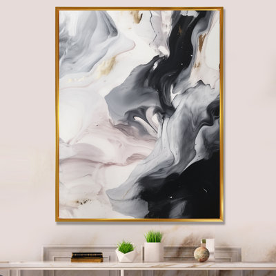 " White And Grey Ripples Of Stone III "