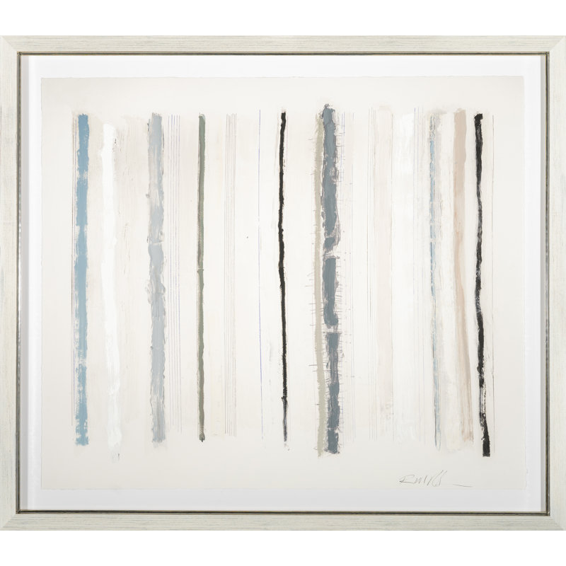 «Stripes» par Robert Robinson - peinture encadrée