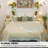 Fabdivine Luxury Block Print Cotton Quilt Floral Boho Bedding for Bedroom & Sofa-111057656-111057650