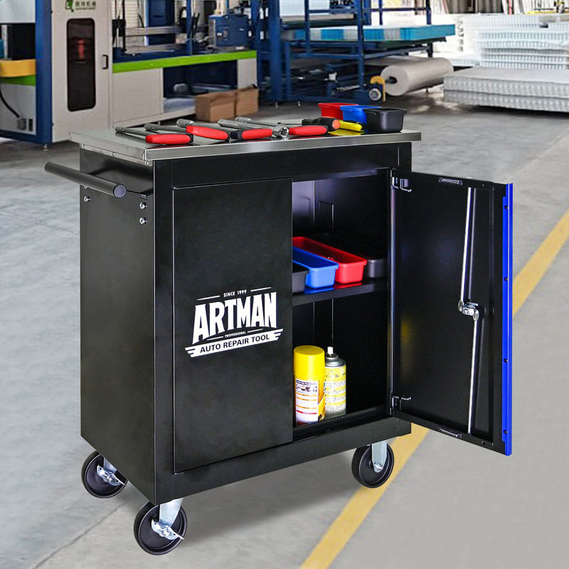 Double-Door Multi-Function Tool Cart