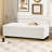 50" Bench, Textured Boucle, Storage , Beige, Birch Wood Legs, Hinges, Bedroom 50.75" W, Soft Fabric, Flip - Lid, Hidden Storage,-1271401469