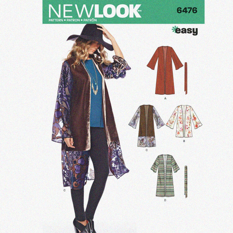 Pattern 6476 Misses' Kimono Sewing Pattern