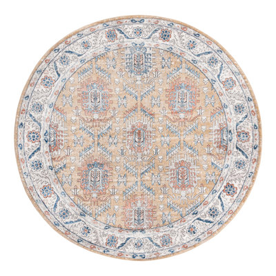 Weingartner Performance Mustard Yellow/Ivory/Blue Rug