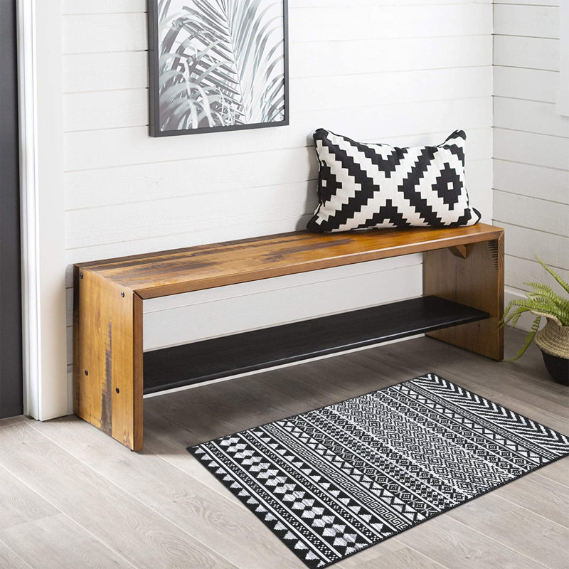 Karelie Washable Striped Indoor Rug, Rectangle 3' x 5'