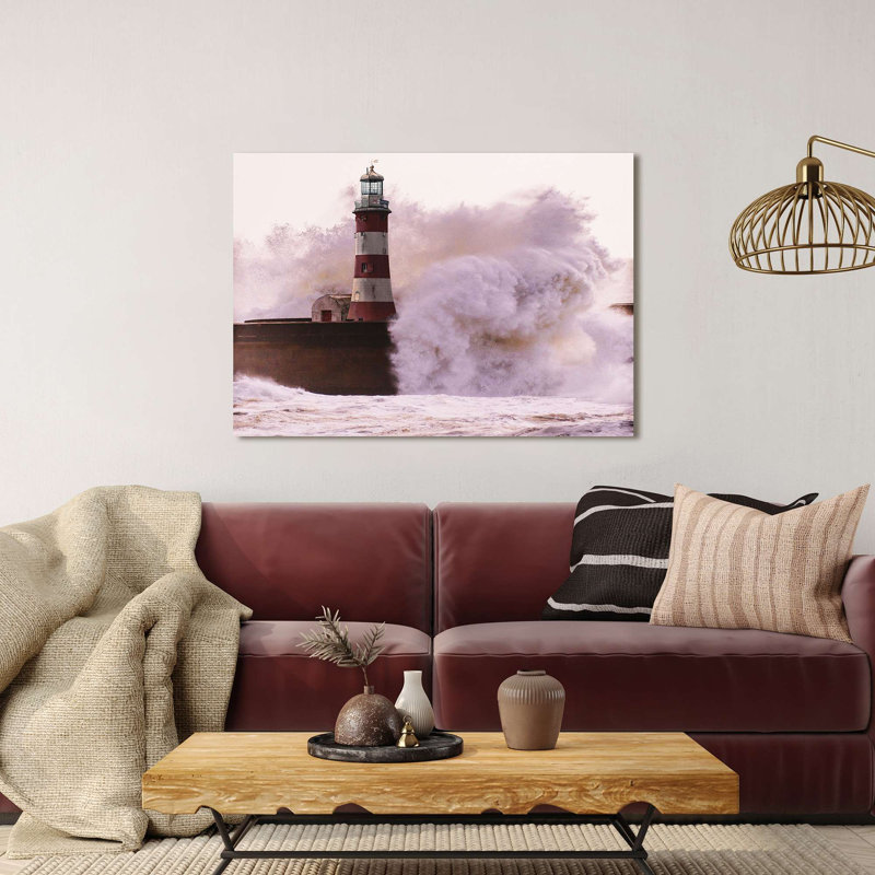 Pangea Images - Wrapped Canvas Print, 40cm H x 60cm W, Grey/Beige/Pink