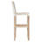Lulua White Leather Leeper