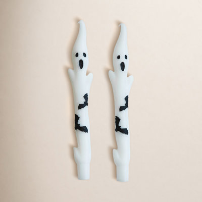 Unscented Ghost Taper Candle Set