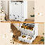 Anti-Skid Elevated Feeder, Pet Feeder Station-107667488