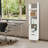 70.9''H 4 Tier Floor Standing Bookcase Storage With Drawers