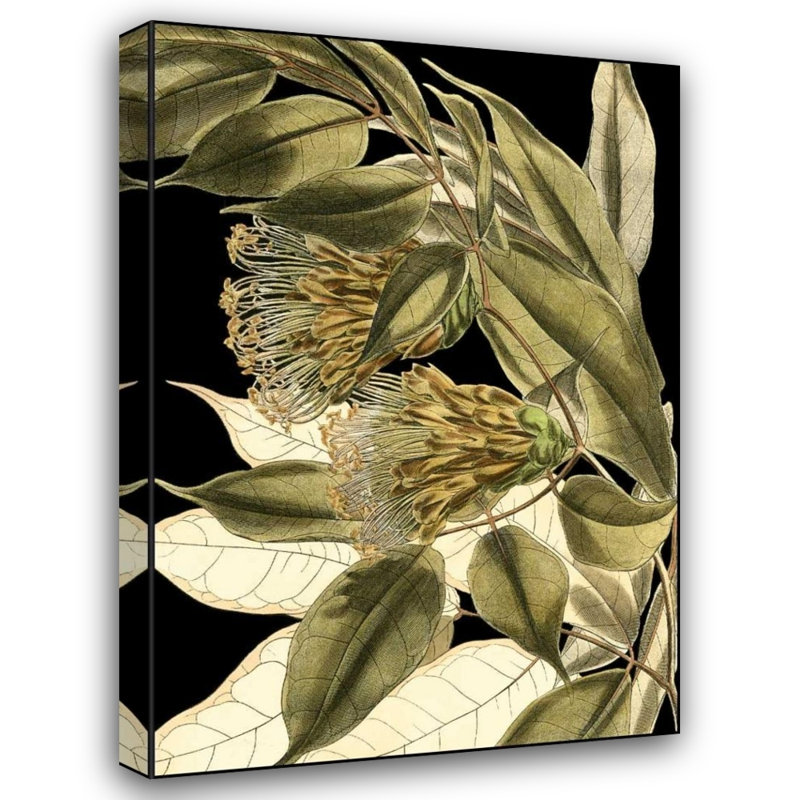 Art sur toile tendue avec art Gallery: Direct Tranquil Tropical Leaves VI, 42" H x 60" W