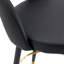 De 2 tabourets de bar rotatifs à 360 °, revêtement en polyuréthane moderne et structure en métal noir, pour une utilisation multiple dans le bureau à domicile, conception ergonomique, chaises faciles à assembler (paire), pieds de siège, espaces variés pour de longues heures,
