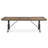 Extendable Metal Base Dining Table