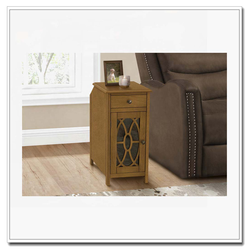 Table d'appoint avec rangement, table de bout, table d'appoint et table de chevet