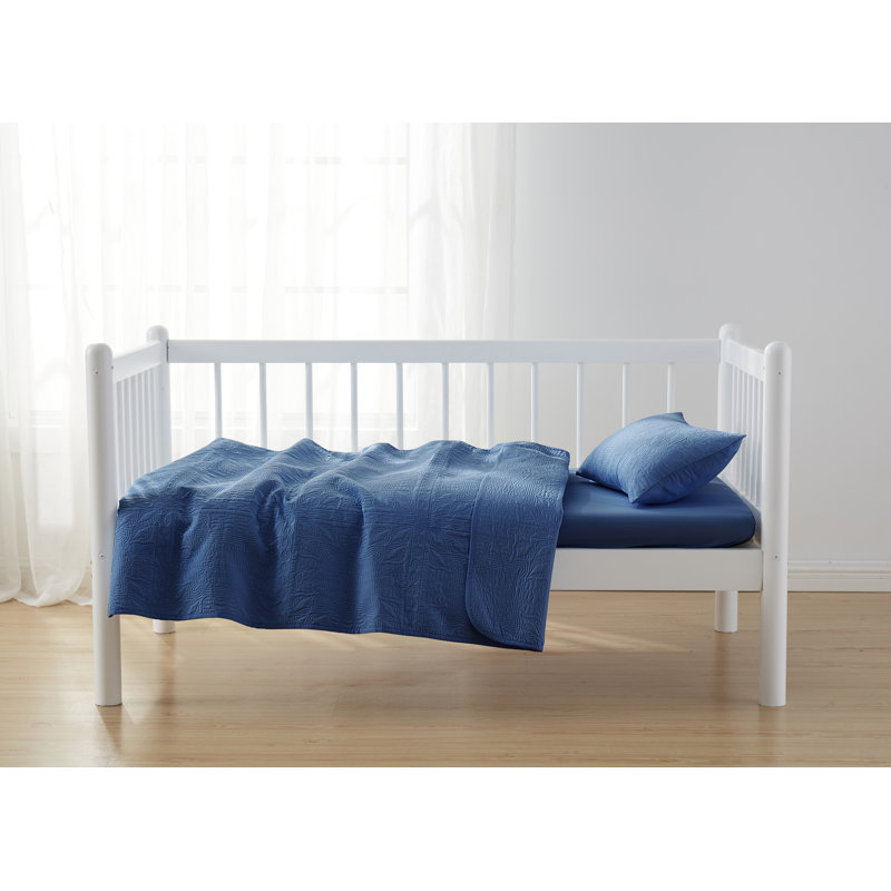 Ensemble de literie pour tout-petits 3 pièces, Bleu marine