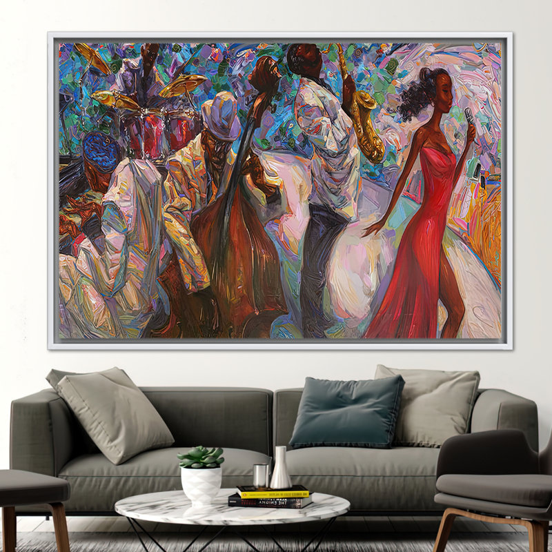 Print on Canvas, White, Framed Print without Mat, 40 cm H x 60 cm W
