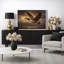 «Canada Goose Flying Wildlife», art de salon, impression sur toile encadrée-1702992179-1702992585