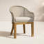 Fauteuil de patio avec coussins Sunbrella Akiva